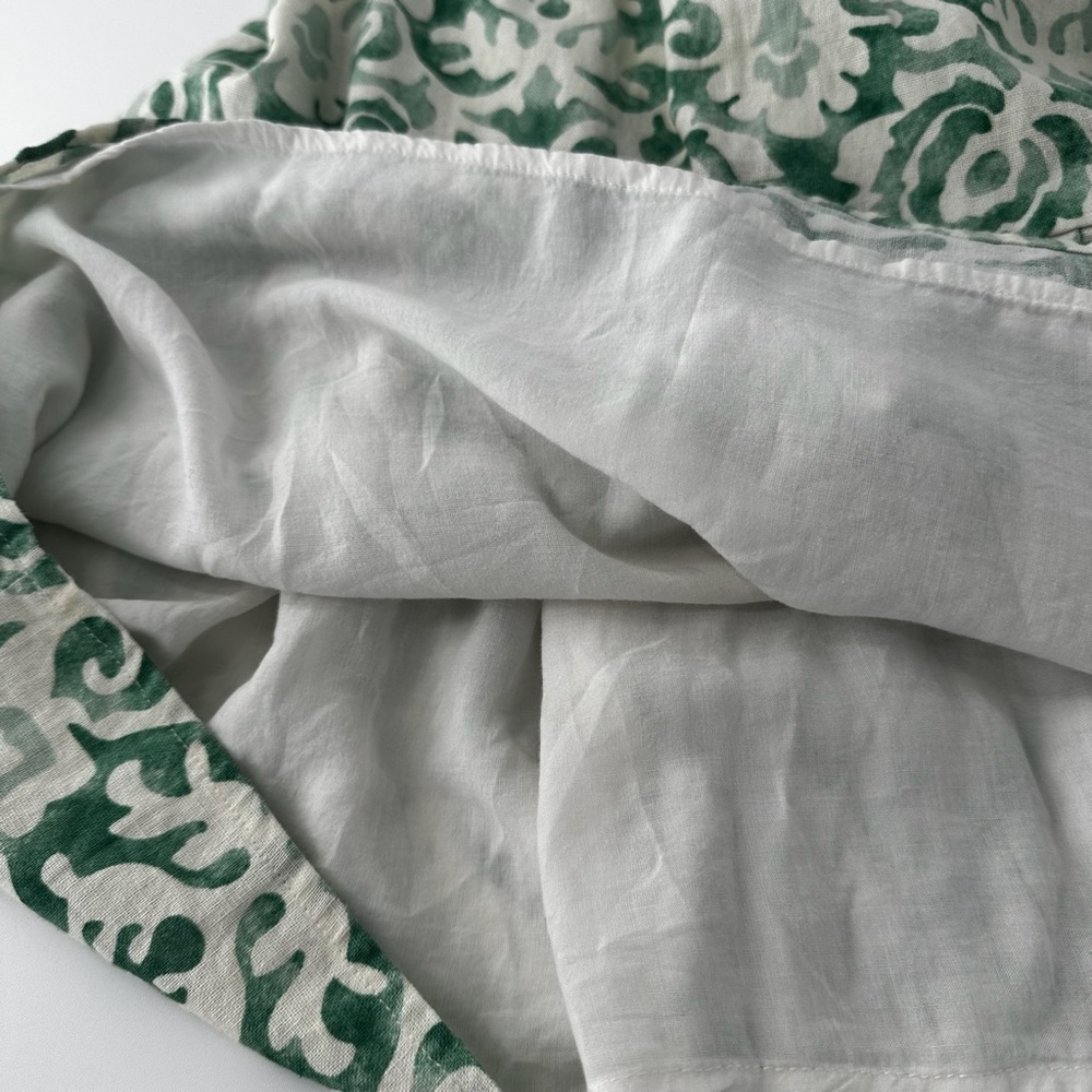Revolve House of Harlow 1960 Green and White Boho Cottagecore Mini Dress Size S - Picture 5 of 8